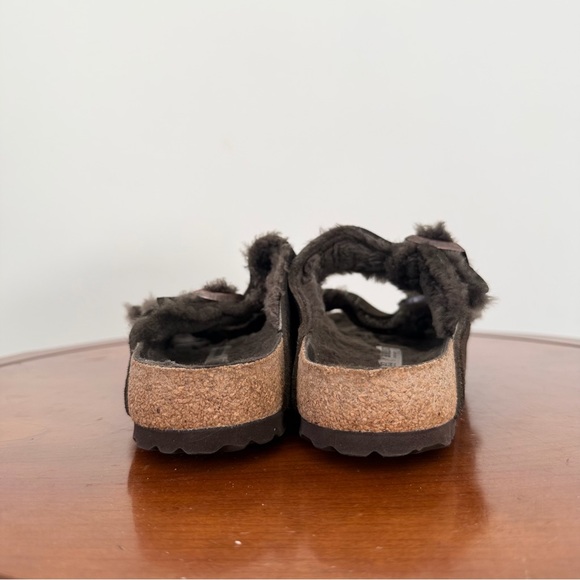 Birkenstock Arizona Shearling Lined Leather Strap Sandals | EU 37 - Picture 4 of 8
